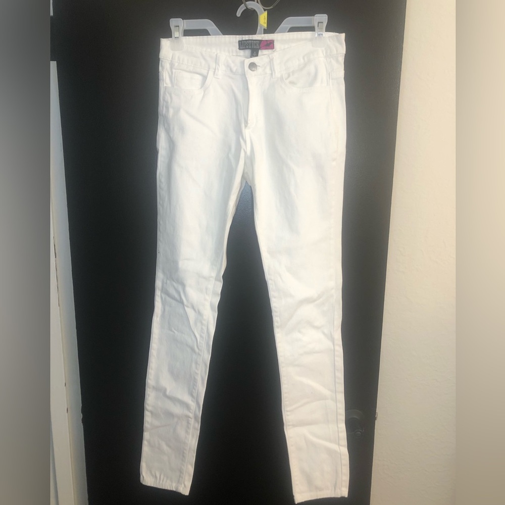 Lipstick Women’s Size 5 White Skinny Jeans
